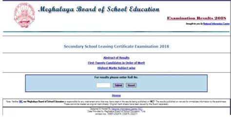 mbose result 2021 class 10|MBOSE SSLC Results 2021 Declared at megresults.nic.in, Check .